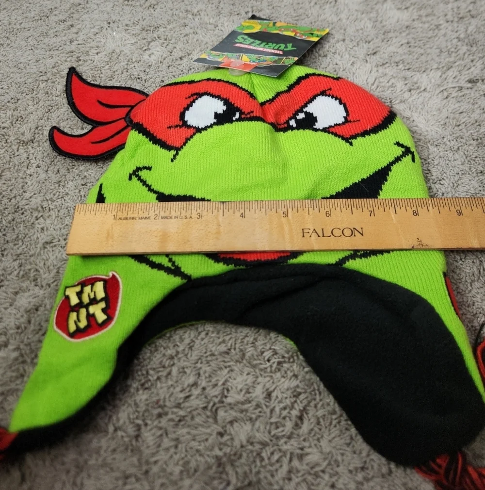 Nickelodeon Green and Red Kids Beanie Hat - OSFM